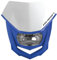 Polisport 8657400039 - HALO-Scheinwerfer aus Polypropylen mit Halogenlampe, kompatibel mit allen Motocross-/Enduro-Modellen in Farbe weiß/blau