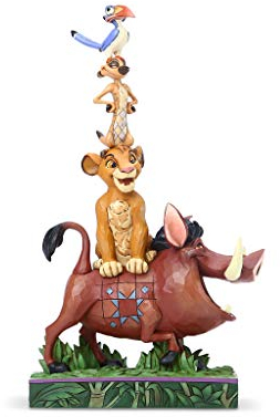 Disney Tradition Il Re Leone Impilabile Figurina, Resina, Multicolore, 12 x 12 x 20 cm