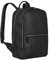 STILORD 'Kellis' Large Vintage Genuine Leather Backpack for Men & Women - 15 Inch Laptop Rucksack - Leather Daypack for Work, University & Leisure, Colour:Black