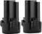 2 Pack 10.8V 4.8Ah Li-ion BL1013 Battery Replacement for Makita BL1013 BL1014 194550-6 194551-4 195332-9 DF030D DF330D TD090D