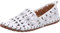 Gemini 031225-02 Damen Schuhe Ballerinas Slipper Mokassins Leder, Größe:39 EU, Farbe:Weiß