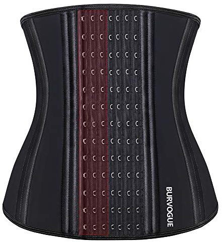 Burvogue Taillentrainer für Gewichtsverlust - Frauen Trimmer Slimmer Gürtel Latex Korsett Cincher Body Shaper - - Medium