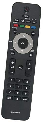 ALLIMITY RC2143604/01 Mando a Distancia Reemplazar Apto para Philips LED LCD TV 47PFL7403D 19PFL3403D 32PFL7403 47PFL5603D 52PFL7203H 47PFL9703D 20PFL3403D 37PFL3403D 42PFL5603 32PFL5403H 32PFL5403D