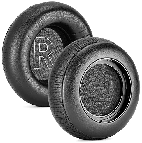 Richo Ohrpolster - 1 Paar Handgefertigte, atmungsaktive Schaffell-Ohrpolster für Bang for Olufsen - Beoplay H9 H9i H7 Kopfhörer Weiche Schaumstoffpolsterung Ohrhörerhülle (Schwarz)