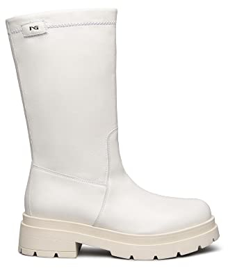 Nero Giardini E116693D Stivali Donna in Pelle - Osso 35 EU