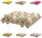 Hochwertige Eikerzen/Ostereier Kerzen - Bunter Mix - Eierkerzen Ostern - Dekoration (Farbmix (7) Vogeleier, Höhe: 6 cm (30 Stück))