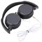 Joyzan Wired Headset, Stereo Over Ear Foldable Headphones Overhead Headset Flat Compact Rotatable Cup Match Smartphones Corded Audio Typing Headphone Headband Retro Head Phones Case Folding