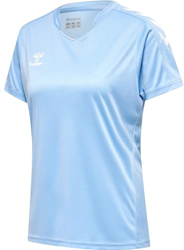 hummel Femme Hmlcore Xk Poly Jersey M/S T-Shirt, Bleu Argentine, M EU