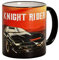 Elbenwald Knight Rider Tasse mit K.I.T.T. und Michael Motiv Rundumdruck Keramik 320 ml