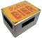 Bierkastensitz, Outdoor Hocker, Vintage Sitzauflage aus Holz für Getränkekisten mit Kaltes Bier als Geschenkidee