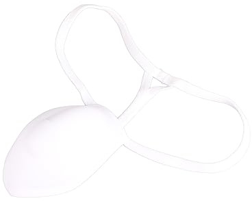 Copa Abultada para Hombre, para Bañadores, Calzoncillos, Copa Abultada para Hombre, Algodón Suave, Forma Estéreo, Cubierta Abultada, Copa de Ropa Interior con Correas (M)