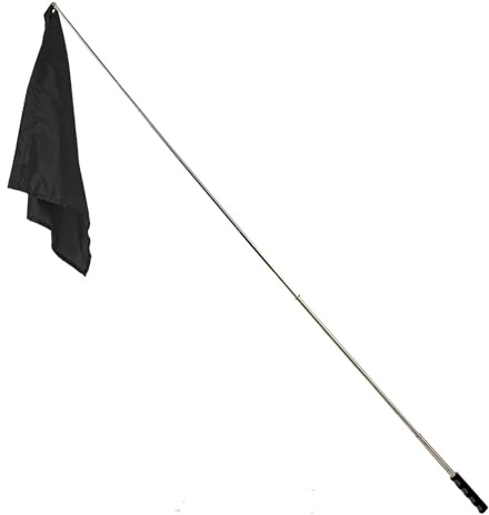 Mustang Teleskop Trainingsflagge schwarz