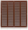 400x400mm Griglia di Ventilazione in Acciaio Marrone con Zanzariera - Griglie di Aerazione in Metallo