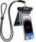 Seawisp wasserdichte Handyhülle [Doppelter Platz] 8 Zoll IPX8 wasserfeste Handytasche für Schwimmen, Dry Bag für iPhone 16 15 14 13 12 Pro Max XS XR X Galaxy S25 S24 S23 Ultra & Mehr, Schwarz