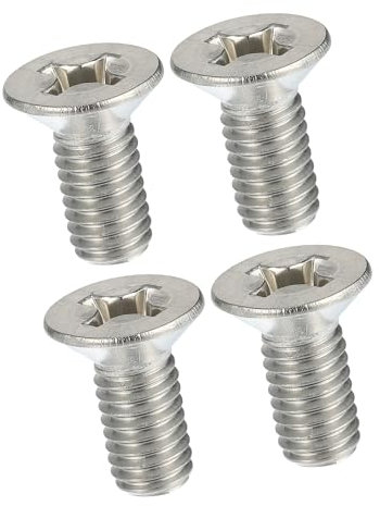 A ABSOPRO Brake Disc Rotor Screws Retaining Hardware Bolts Kit (Set of 4)