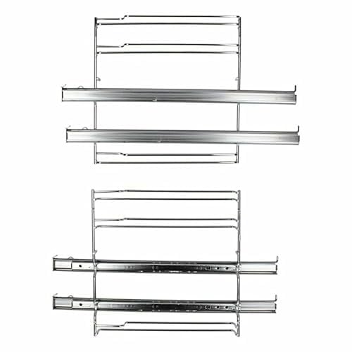 LUTH Premium Profi Parts Extractor telescópico de 2 compartimentos para bandeja de horno compatible con Bosch Hez538200 17001568 en horno