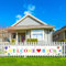 Koliphy Welcome Back Deko, Welcome Back Banner, Lang Willkommen Zurück Banner für Familienfeiern Klassenzimmer Schule Saison Familie Party Dekoration, Weiß Bunt, 180 x 30cm