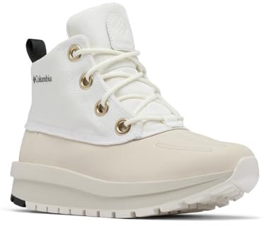 Columbia Moritza Shield, Stivali da neve Donna, Sea Salt/Black , 40.5 EU