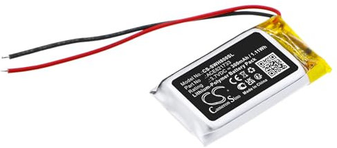 TECHTEK Battery 300mAh compatible with [Sony] LinkBuds Charging Case, LinkBuds True Charging Case, WF-C500 WF-C500 True WF-XB700 WF-XB700 WH-H800 replaces ACE621733