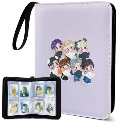 Swico Remado Kpop Photocard Binder Cute 400 Pockets Photocard Holder Book mit Sleeves Photo Album für Lomo Cards