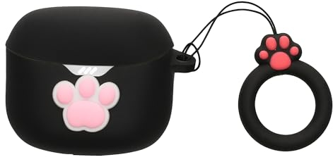 kwmobile Custodia per JBL Tune Flex Cover - Protezione Resistente per Auricolari Wireless - in Silicone Antigraffio - gatto