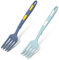 2 Piezas Tenedor de Silicona para Cocinar, Multifuncionales Tenedor para Espaguetis Resistente al Calor Tenedor para Mezclar para Cocina Utensilios para Servir (Azul Oscuro, Azul Lago)