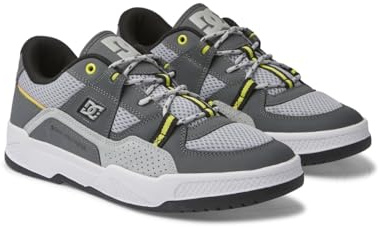 DC Shoes Construct - Leather Shoes for Men - Lederschuhe - Männer - 45 - Weiss