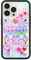Wildflower Cases – Cotton Candy Teddies Hülle, kompatibel mit Apple iPhone 13 Pro, trendy, Airbrush, Lila, Bären, schützender schwarzer Stoßfänger, 1,2 m Falltest-zertifiziert, kleines Unternehmen im