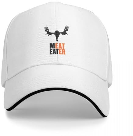 QFLLQLFF Basecap ay Meat Eater Logo Cap, Baseballmütze, Baseballmütze, Herrenmütze, Damenmütze, Herrenmütze Geschenk