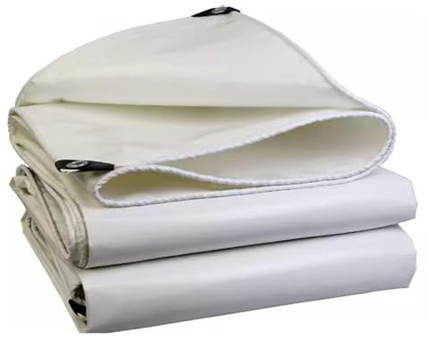 JMDNTQ Bâche avec Oeillets 5x7m, Bâche Imperméable PVC pour Extérieur, Bâche Pergola Utilisation Polyvalente, pour Serre de Plantes Jardin Meubles de Jardin Compagnie Toit