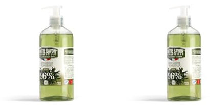 Maître Savon de Marseille - Savon de Marseille liquide à l'olive -500 ml - 96% d'origine naturelle (Lot de 2)
