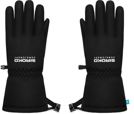 SIROKO - Skihandschuhe und Snowboardhandschuhe - Base Core Rigi Kit - XL - Schwarz