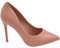 Decollete' Scarpa Donna a Punta Pelle Rosa Cipria Opaca con Tacco Spillo 12 cm Basic (40 EU)