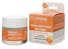 masque BAR Overnight Lip Sleeping Mask White Peach & Honey Hydrating K-Beauty Nourishing Vegan 20ml
