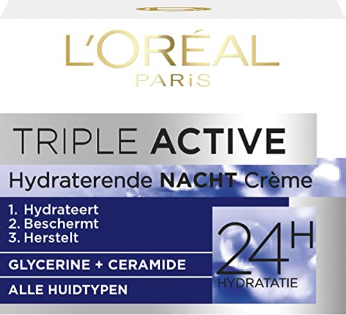 L'Oréal Paris Nachtcrème 50 ml Triple Active Hydraterend