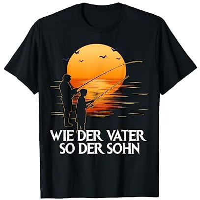 Wie Der Vater So Der Sohn Vater Sohn Angeln Angler T-Shirt T-Shirt