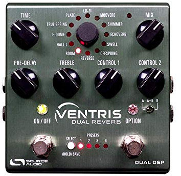 Source Audio Ventris Dual Reverb Effetto Doppio Riverbero a Pedale