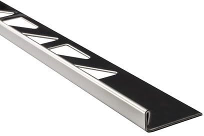 L-Profil Edelstahlschiene Profil Fliesenschiene Edelstahl V2A L250cm 6mm glänzend