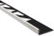 L-Profil Edelstahlschiene Profil Fliesenschiene Edelstahl V2A L250cm 6mm glänzend