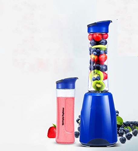 QREZ Mini Blender, Mixeur Portable Smoothie Mixeur Blender Multifonction Presse Agrumes Électrique Blender Professionnel pour Légumes Et Fruits Maker Nourriture Blender Processor 300w 600Ml