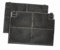 Set di 2 filtri al carbone Rowin 5403001, 193 x 137 x 20 mm (52991-2851), cappa 484000008781, EFF70 BRANDT