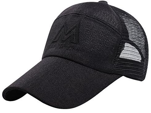 Baseball Cap Herren Kappe Atmungsaktiv Sporthut Mesh Schirm Cap Einfarbig Sonnenhut Unisex Schirmmütze Verstellbar Mütze Krempe Sonnenmütze Modisch Hüte Einheitsgröße Sonnenhüte für Wandern Fahrrad