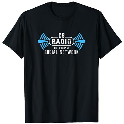 CB Radio Original Social Network HAM Radio Lover Design T-Shirt