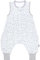 TupTam Sommerschlafsack Baby mit Füßen – Leichter Schlafsack Baby Sommer 0.5 TOG, OEKO-TEX, Farbe: Giraffe Grau, Größe: 68-74