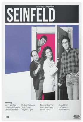DEZARO SEINFELD Mittelalterliches Filmposter auf Leinwand, Schlafzimmer, Dekoration, Sport, Landschaft, Büro, Raumdekoration, Geschenk, ungerahmt, 30 x 45 cm