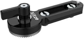 Nitze NATO Rail mit ARRI-Rosette, Schnellspanner NATO Schiene aus Aluminumlegierung mit Anti-Off Pin, NATO-Schiene Kompatibel mit NATO-Monitorhalterung, EVF (3/76 mm) – N49-NR3
