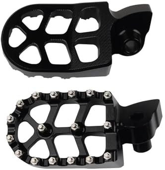 Cale Pied Moto pour YZ 65 85 125 250 125 X 450 FX WR 250 450 F pour YZF pour WRF 450 Repose-Pieds Repose-Pieds Repose-Pieds Pédales de Moto(Noir)