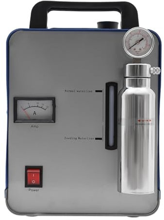 95L Oxygène Hydrogène HHO Générateur de Poubelle à Gaz pour Polir Matériau Acrylique, Flamme Réglable Machine de Polissage Acrylique 400W