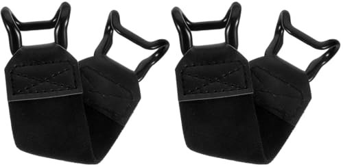 DOITOOL 2 Piezas Tableta Soporte para teléfono con Correa para el Dedo Agarre Voltear Tablet Stand Holder Ordenador Correa de teléfono de Mano para teléfono paño Black