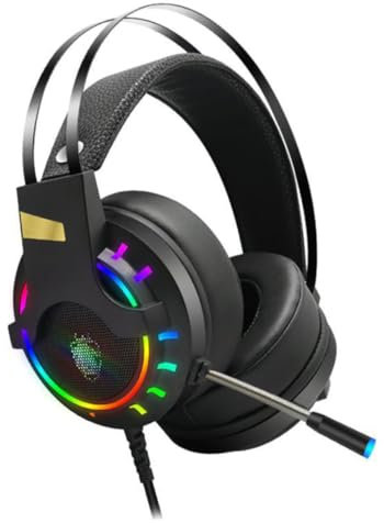 iplusmile auricolare cablato cuffie usb cuffie gaming economiche gaming earbuds cuffie con qualità del suono cuffiette con microfono cuffia da gioco cuffie da gioco cablate Black